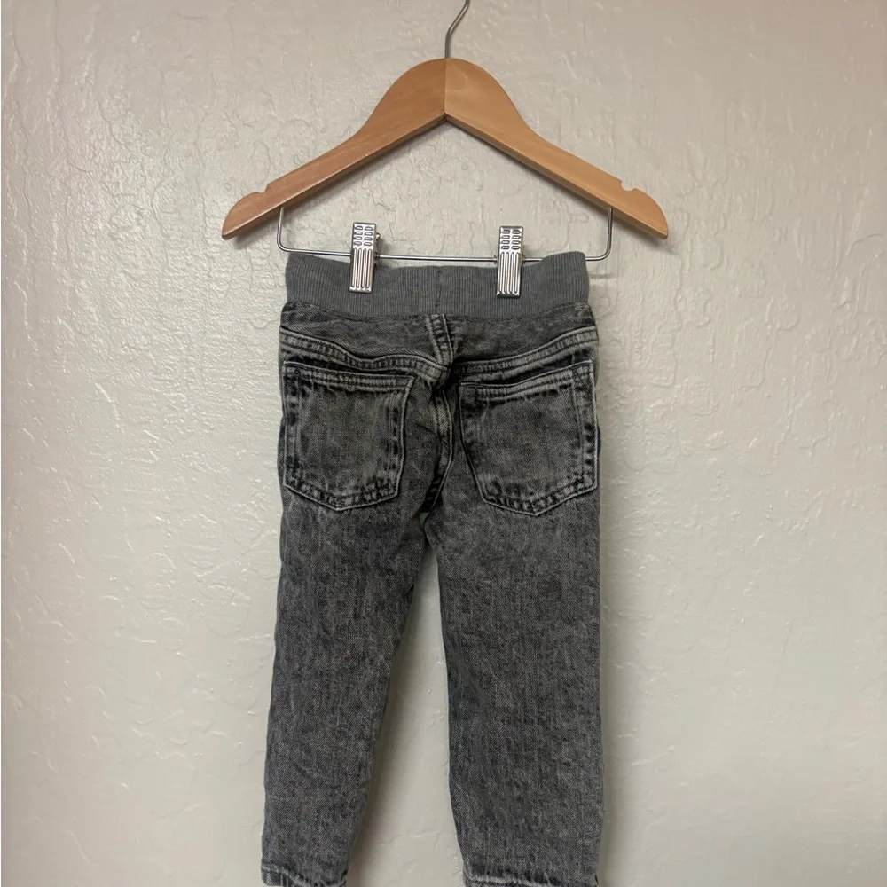 $12 ADD‎ ON baby gap acid washed black jeans 2Y Zara Hanna Andersson Baby Gap